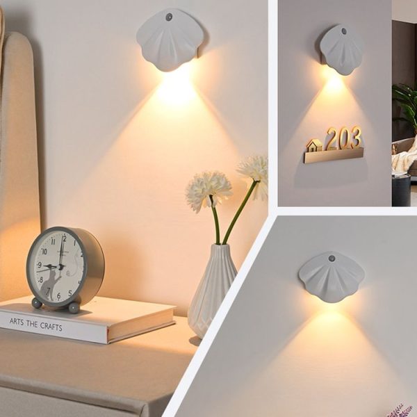 Magnetic Motion Sensor Wall Lamp Rechargeable LED House Number Light SE Version 500mAh (White) - Image 2