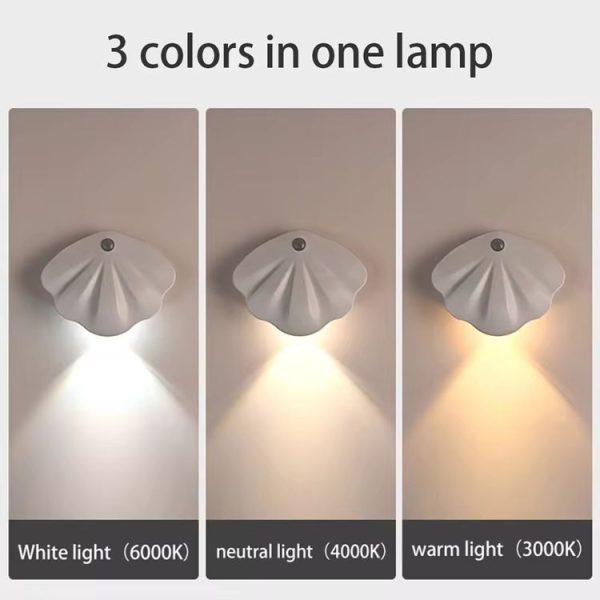 Magnetic Motion Sensor Wall Lamp Rechargeable LED House Number Light SE Version 500mAh (White) - Image 3