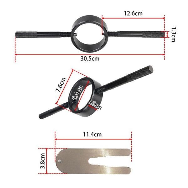 Universal Motorcycle Fork Spring Compressor Tool Kit For Most Upside Down Sreetbike Forks - Image 3