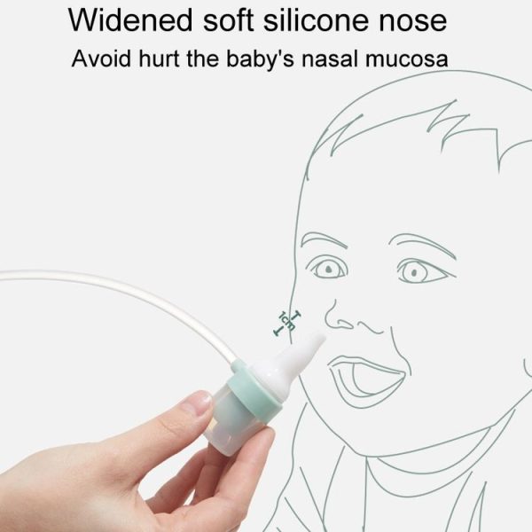 TEN-M JOURNEY Baby Mouth Suction Nasal Aspirator Infant Nasal Cleanser (Pink) - Image 4