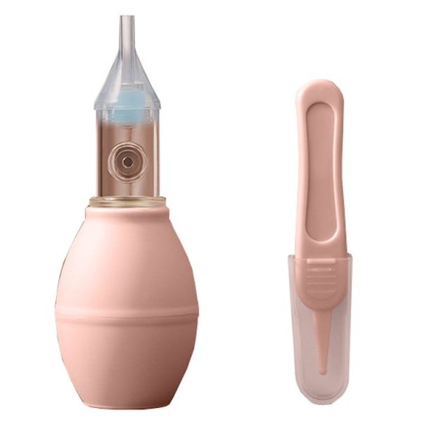 TEN-M JOURNEY Baby Anti-Reflux Nasal Aspirator Infant Pump Type Nasal Cleanser (Pink)