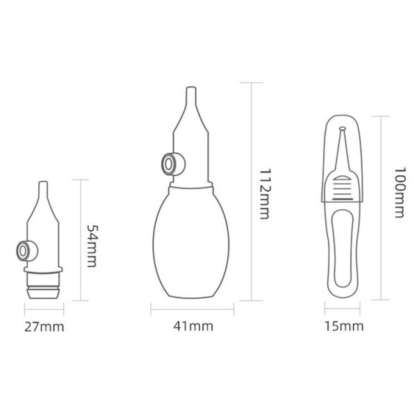 TEN-M JOURNEY Baby Anti-Reflux Nasal Aspirator Infant Pump Type Nasal Cleanser (Pink) - Image 3