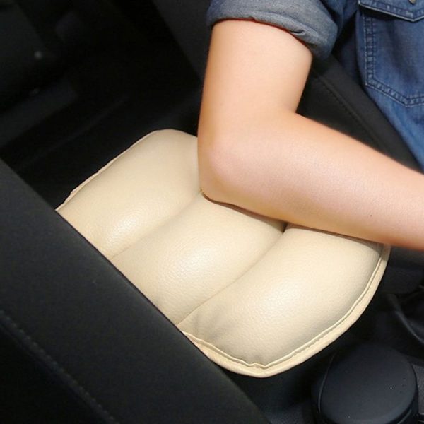 Car Armrest Heightening Pad PU Leather Interior (Random Color Delivery) - Image 6