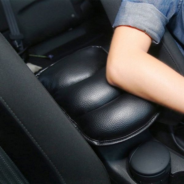 Car Armrest Heightening Pad PU Leather Interior (Random Color Delivery) - Image 7
