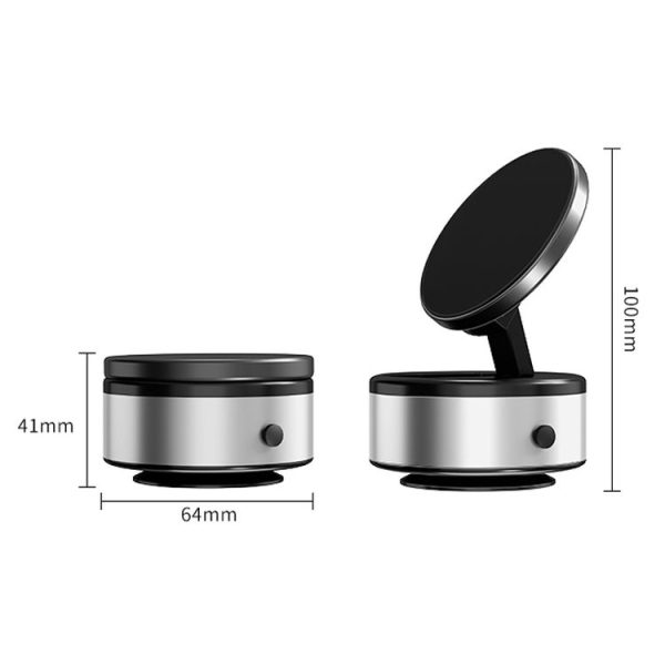 AIMITE X10Q Vacuum Adsorption Car Dashboard Center Console Navigation Mounting Bracket (Black) - Image 3