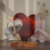 DIY Glue Double Heart-Shaped Hanging Photo Frame Display Stand Silicone Mold, Spec: Heart - Image 5
