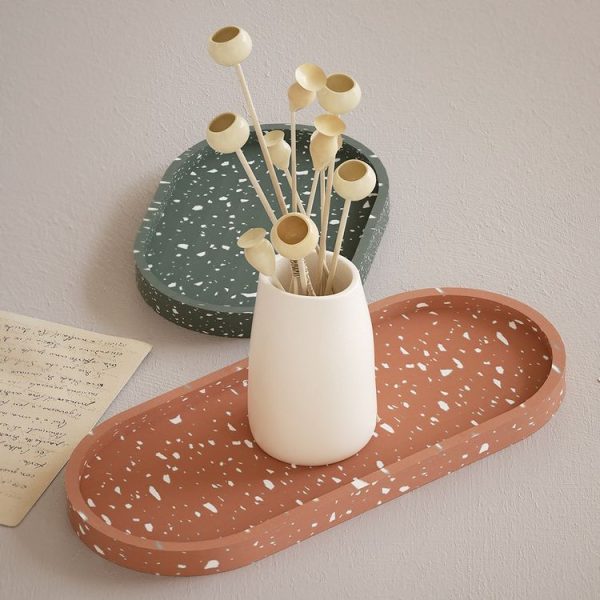 DIY Epoxy Oval Tray Dish Mold Silicone Mold for Flower Pot Base, Spec: 001 - Image 5