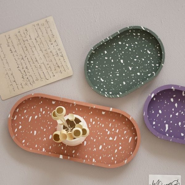 DIY Epoxy Oval Tray Dish Mold Silicone Mold for Flower Pot Base, Spec: 001 - Image 6