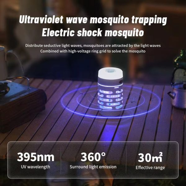 Naturehike Lighting Mosquito Killer Outdoor Camping Waterproof Mosquito Repellent Lamp (Khaki) - Image 2