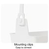 Household Bathroom Hanging Drainage Hanger Kitchen Multifunctional Stackable Basket (White) - Image 5