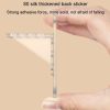 4pcs Partition Bracket No Punch Right Angle Laminate Shelf Wardrobe Partition Board Fixing Holder, Size: 7x7cm - Image 7