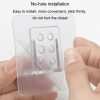 4pcs Partition Bracket No Punch Right Angle Laminate Shelf Wardrobe Partition Board Fixing Holder, Size: 7x7cm - Image 8