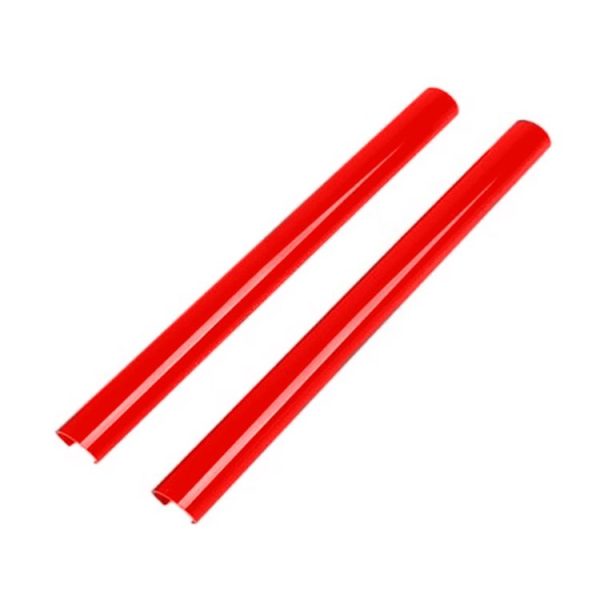 BMW Bumper Color Change Silicone Decorative Strip, Color: Red A