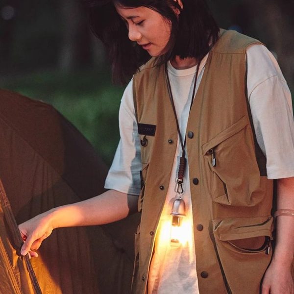Naturehike Outdoor Portable Camping Light Rechargeable Lighting Flashlight Camping Ambiance Hanging Lamp (Brown) - Image 11