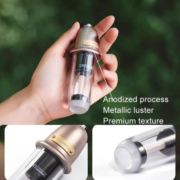 Naturehike Outdoor Portable Camping Light Rechargeable Lighting Flashlight Camping Ambiance Hanging Lamp (Brown) - Image 6