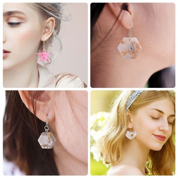 DIY Epoxy Resin Three-Dimensional Geometric Pendant Earring Silicone Mold, Spec: Hexagonal - Image 7