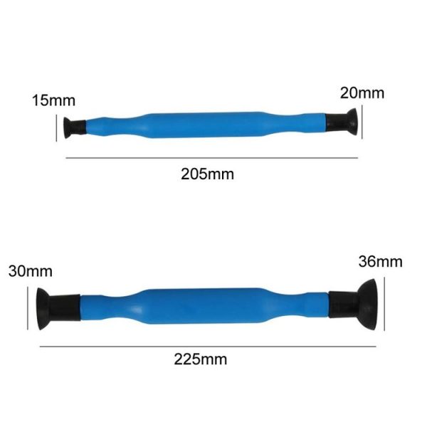 2pcs / Set Manual Valve Suction Cup Grinder Auto Repair Tool (Blue) - Image 3