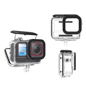 Insta360 Ace Pro Camera TELESIN 45m Waterproof Case Underwater Diving Housing Cover