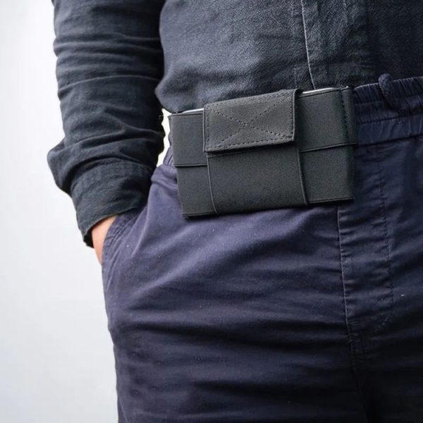 Mini Close-fitting Outdoor Sports Elastic Invisible Mobile Phone Waist Bag, Style: With Cover - Image 6