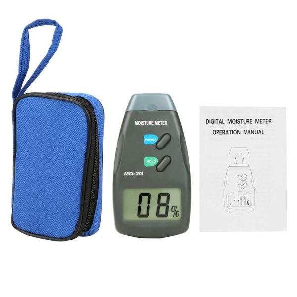 MD-2G 2 Pin LCD Screen Digital Display Wood Moisture and Humidity Detector - Image 5