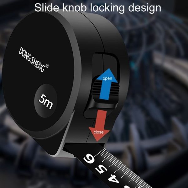 DONG GSHENG High Precision Home Use Steel Utility Scale Thickened Measuring Tape, Model: Black Gold Frosted 3m x 16mm - Image 5