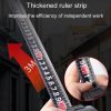 DONG GSHENG High Precision Home Use Steel Utility Scale Thickened Measuring Tape, Model: Black Gold Frosted 3m x 16mm - Image 6