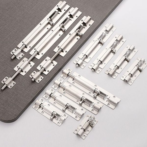 2 inch Stainless Steel Latch Door Bolt Bathroom Wooden Door And Window Anti-Theft Latch Lock - Image 3
