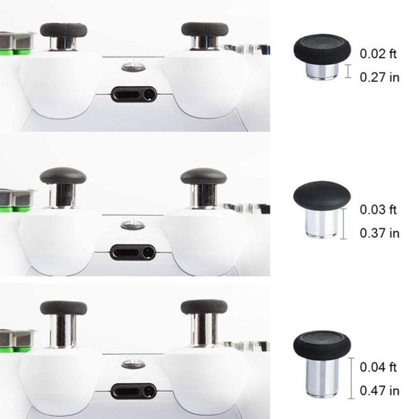 PS5 32pcs / Set Gamepad Metal Buttons Mushroom Head Magnetic Base Cross Keys Accessory Set - Image 6