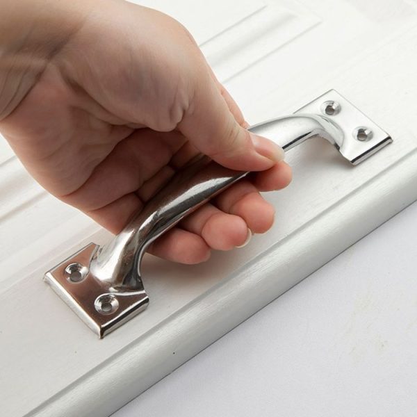 10pcs 3 inch Bow-Shaped Stainless Steel Door Handle Simple Window And Cabinet Drawer Handle - Image 5