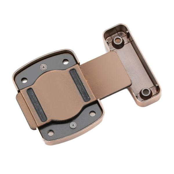 Stainless Steel Rotate Bolt Latch Anti-Theft Security Bathroom Door Lock Spring Latch, Specification: Small Silver - Image 4