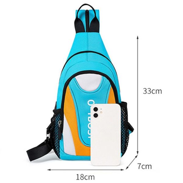 O-TBOST Outdoor Casual Multifunctional Crossbody Backpack (Dark Blue And Purple) - Image 3