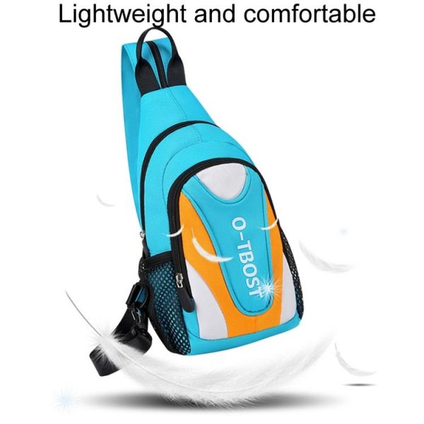 O-TBOST Outdoor Casual Multifunctional Crossbody Backpack (Dark Blue And Purple) - Image 4