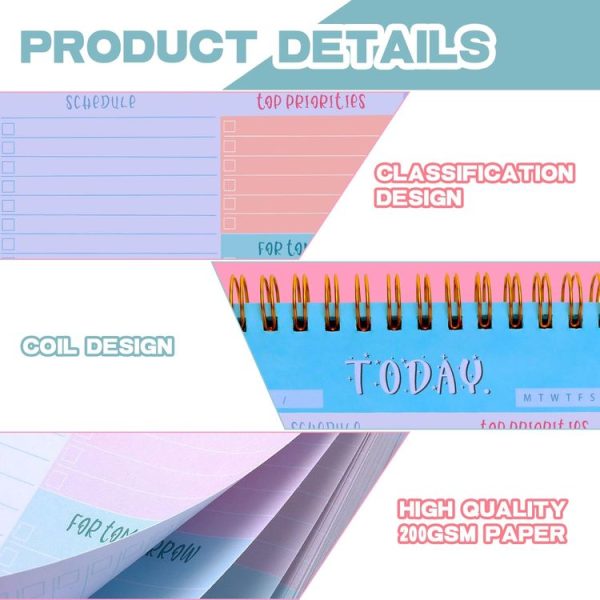 Diary Notepad Note Planning Student Memo, Style: English Notepad - Image 3