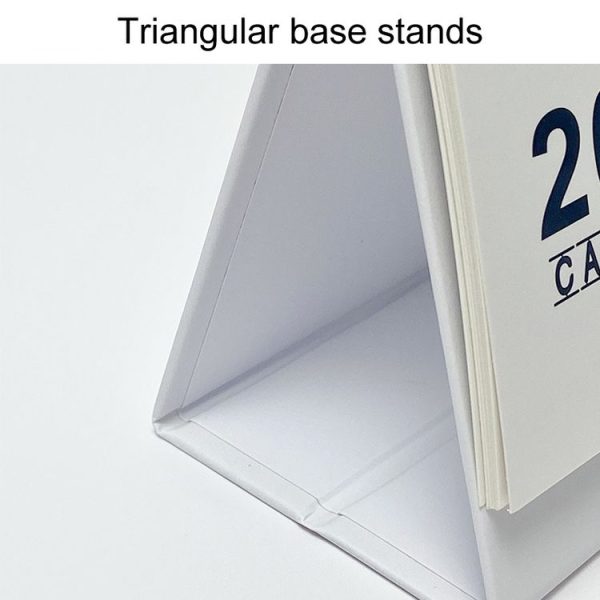 Simple Desktop Mini Calendar Portable Date Planner, Years: July 2024-December 2025 Black - Image 5