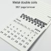 Simple Desktop Mini Calendar Portable Date Planner, Years: July 2024-December 2025 Black - Image 7