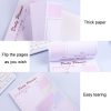 A5 120 Pages Magnetic Day Planner Sticky Note Book Tearable Notebook Management Workbook, Color: Horizontal Haze Blue - Image 6