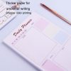 A5 120 Pages Magnetic Day Planner Sticky Note Book Tearable Notebook Management Workbook, Color: Horizontal Haze Blue - Image 7
