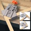 RUITOOL Woodworking Quick Splicing Positioner Stainless Steel Right Angle Fixing Clip, Model: Opening Type - Image 10