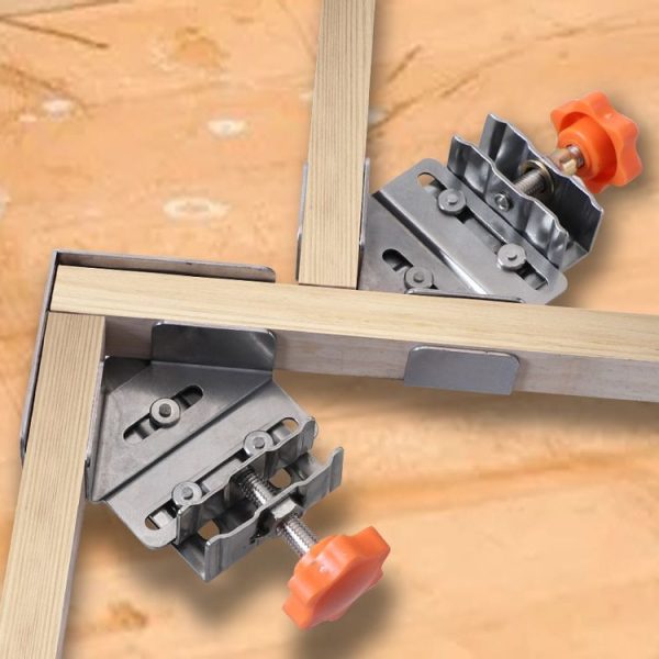 RUITOOL Woodworking Quick Splicing Positioner Stainless Steel Right Angle Fixing Clip, Model: Opening Type - Image 9
