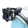 2 In 1 Skeleton Stroller Cell Phone Mug Holder Pushchair Multi-Use Bottle Rack (Black)
