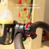 2 In 1 Skeleton Stroller Cell Phone Mug Holder Pushchair Multi-Use Bottle Rack (Black) - Image 3
