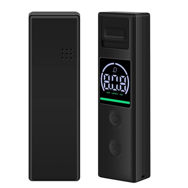 Small Portable Breath Alcohol Tester For Home Car Use (Black) - Image 2