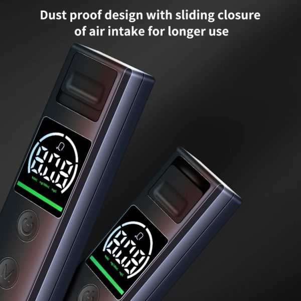 Small Portable Breath Alcohol Tester For Home Car Use (Black) - Image 4