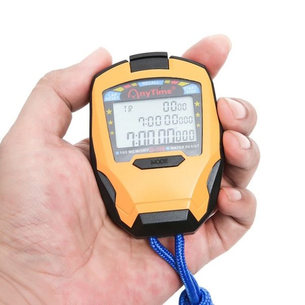 AnyTime D-308 Three Rows Sports Stopwatch 100 Lap-Memory - Image 2
