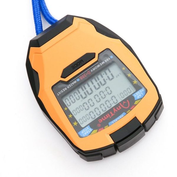 AnyTime D-308 Three Rows Sports Stopwatch 100 Lap-Memory - Image 3