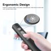 B1 Multimedia Infrared Laser Pointer Teaching Business Wireless PPT Page Turning Pen (Black) - Image 5