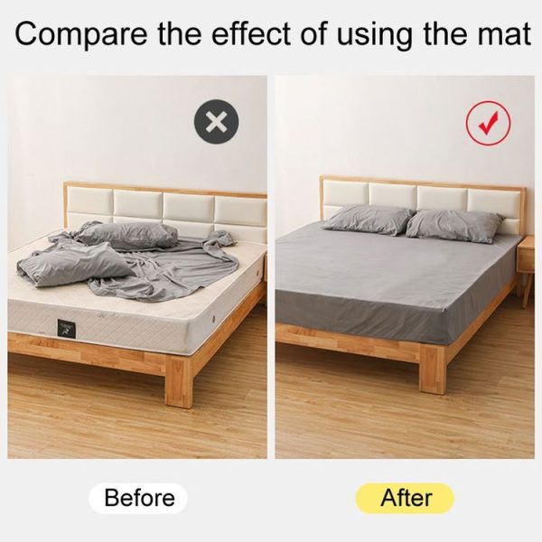 0.7m x 1.4m Household Sofa And Bed Sheet Anti-Slip Mat Floor Cushion Anti-Movement Fixed Pads (Beige) - Image 3