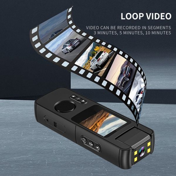 High-Definition Night Vision Portable Outdoor Sports Recorder Camera (CS11) - Image 9