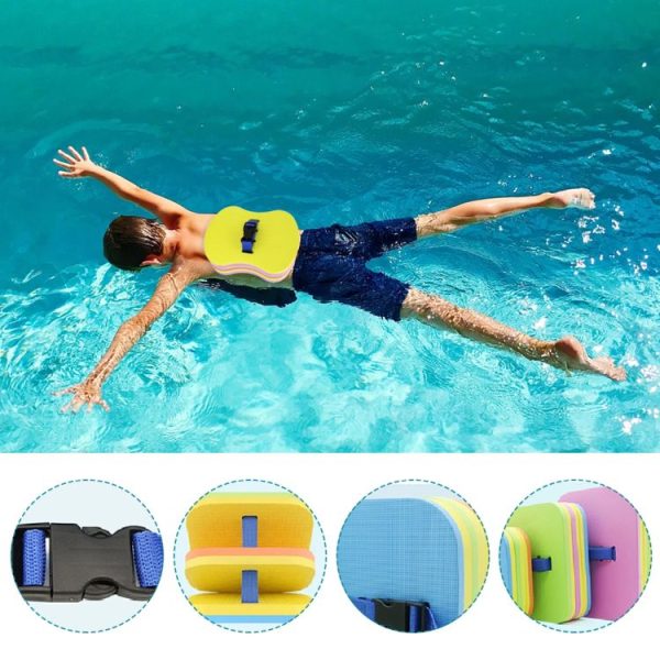 Waist Shape Small EVA Foam Float Back Rafting Swimming Gear Aquatic Outdoor Sports Gear, Color Random Delivery - Image 2