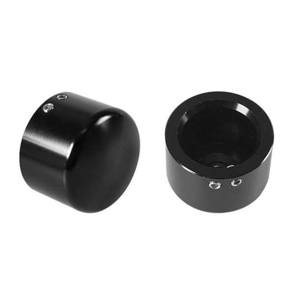 Harley Davidson Motorcycle Modified Front Axle Wheel Covers Front Axle Decorative Cover (Black) - Image 2